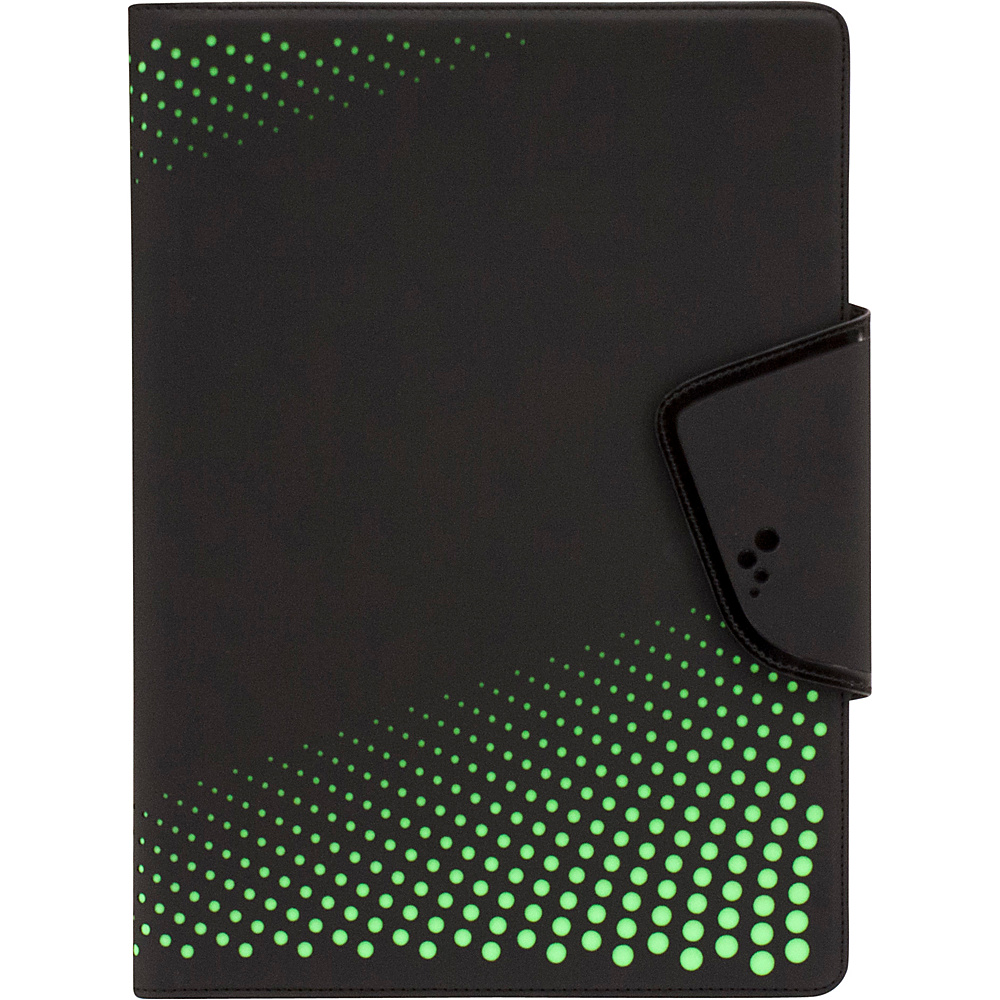M Edge Sneak Folio for 9 10 Devices Black Lime M Edge Electronic Cases