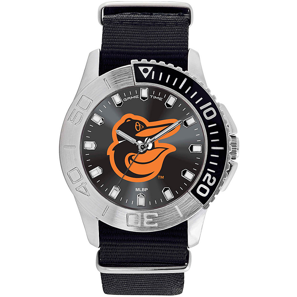 Game Time Mens Starter MLB Watch Baltimore Orioles Bird Logo Game Time Watches
