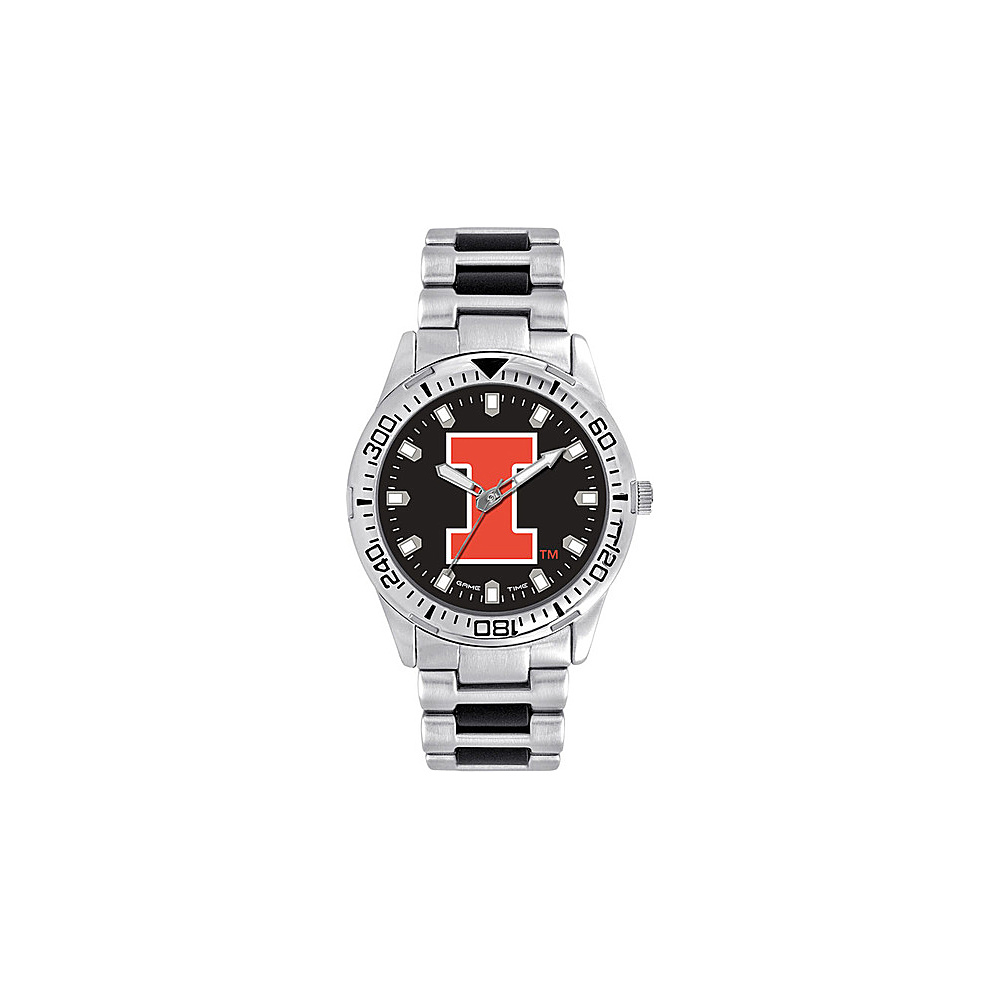 Game Time Mens Heavy Hitter College Watch University Of Illinois Game Time Watches