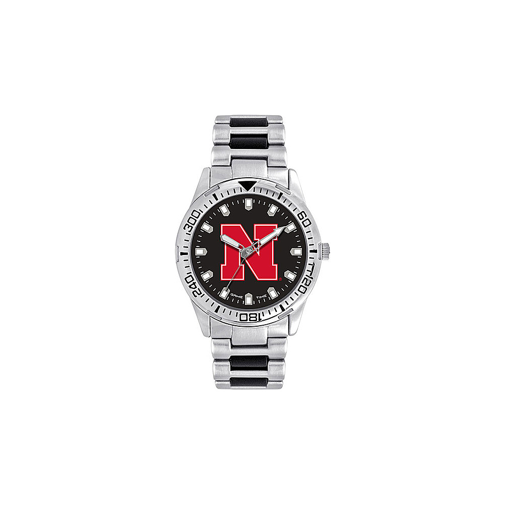 Game Time Mens Heavy Hitter College Watch University of Nebraska Game Time Watches