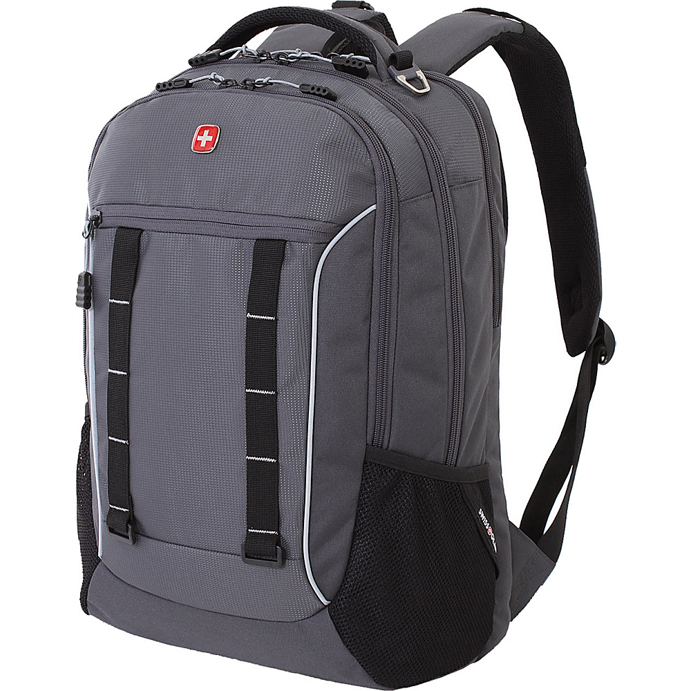 SwissGear Travel Gear SA5970 Laptop Backpack Grey Tin Silver Storm SwissGear Travel Gear Business Laptop Backpacks