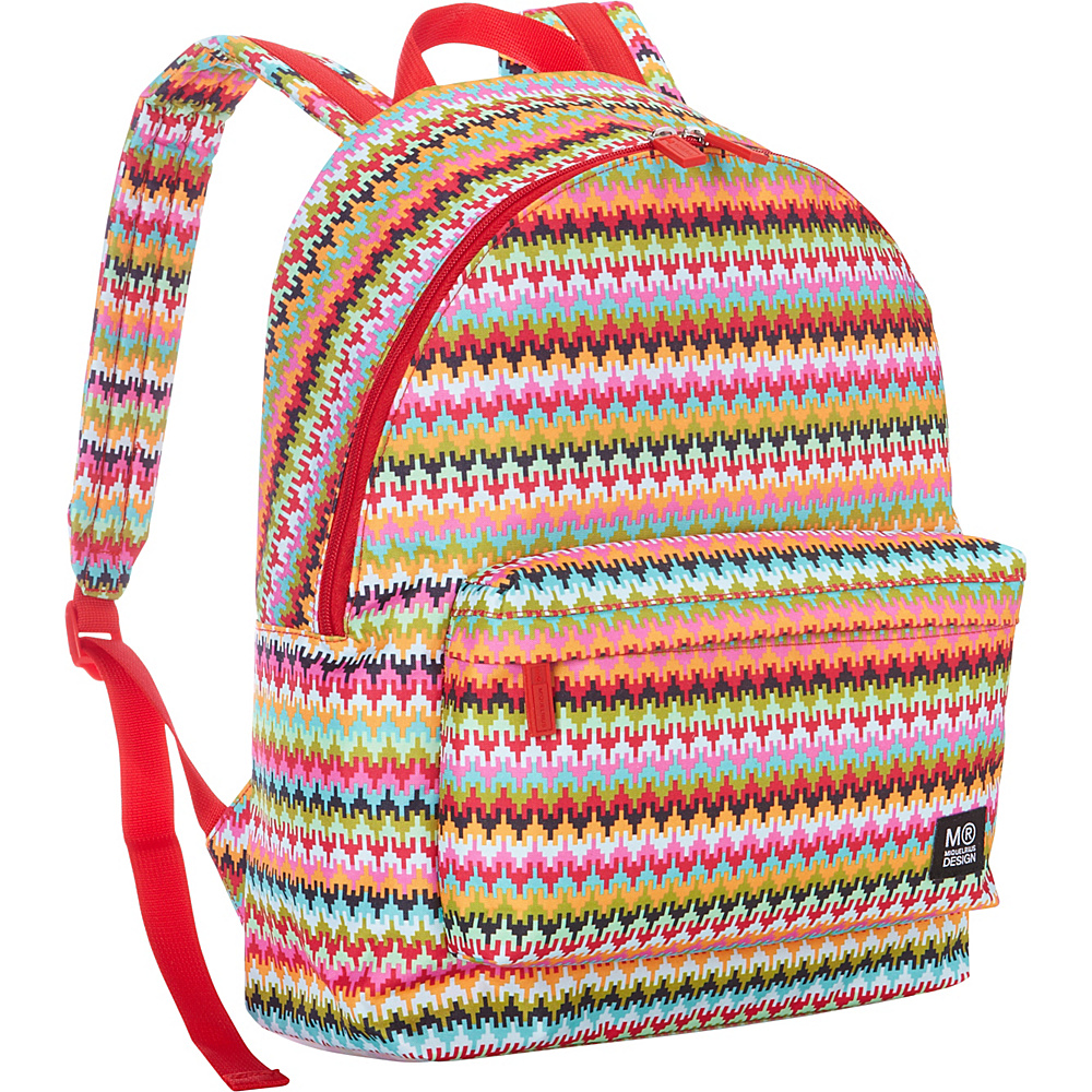 Miquelrius School Backpack Ethnic Pattern Miquelrius Everyday Backpacks