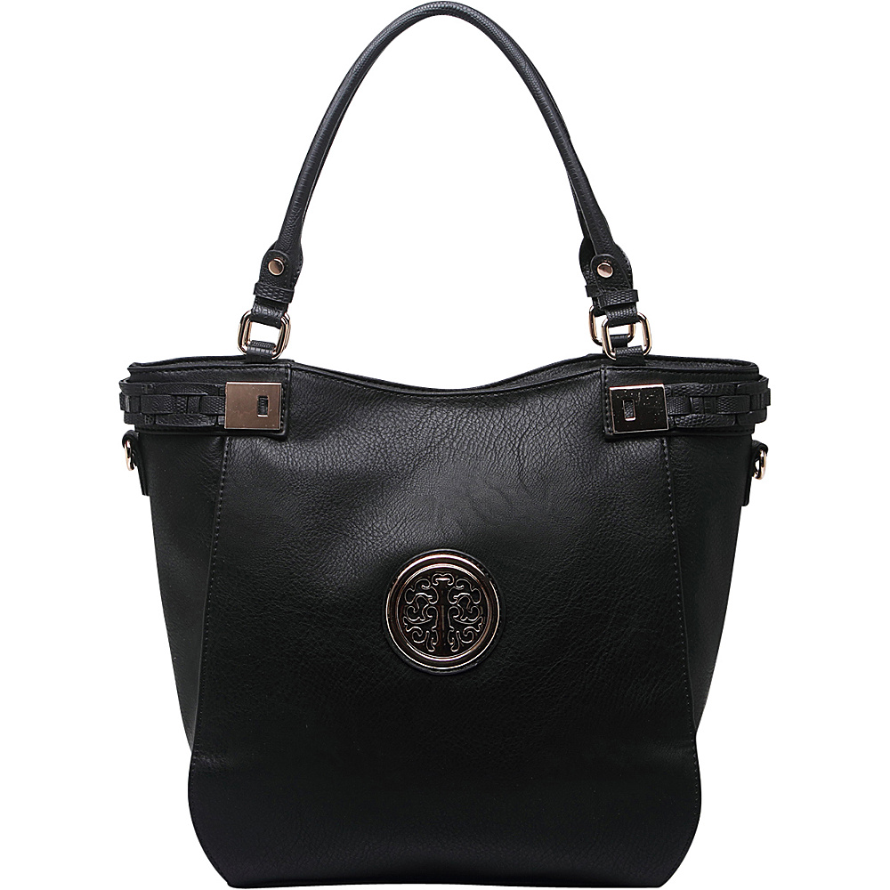MKF Collection Bradwell Designer Shoulder Bag Black MKF Collection Manmade Handbags