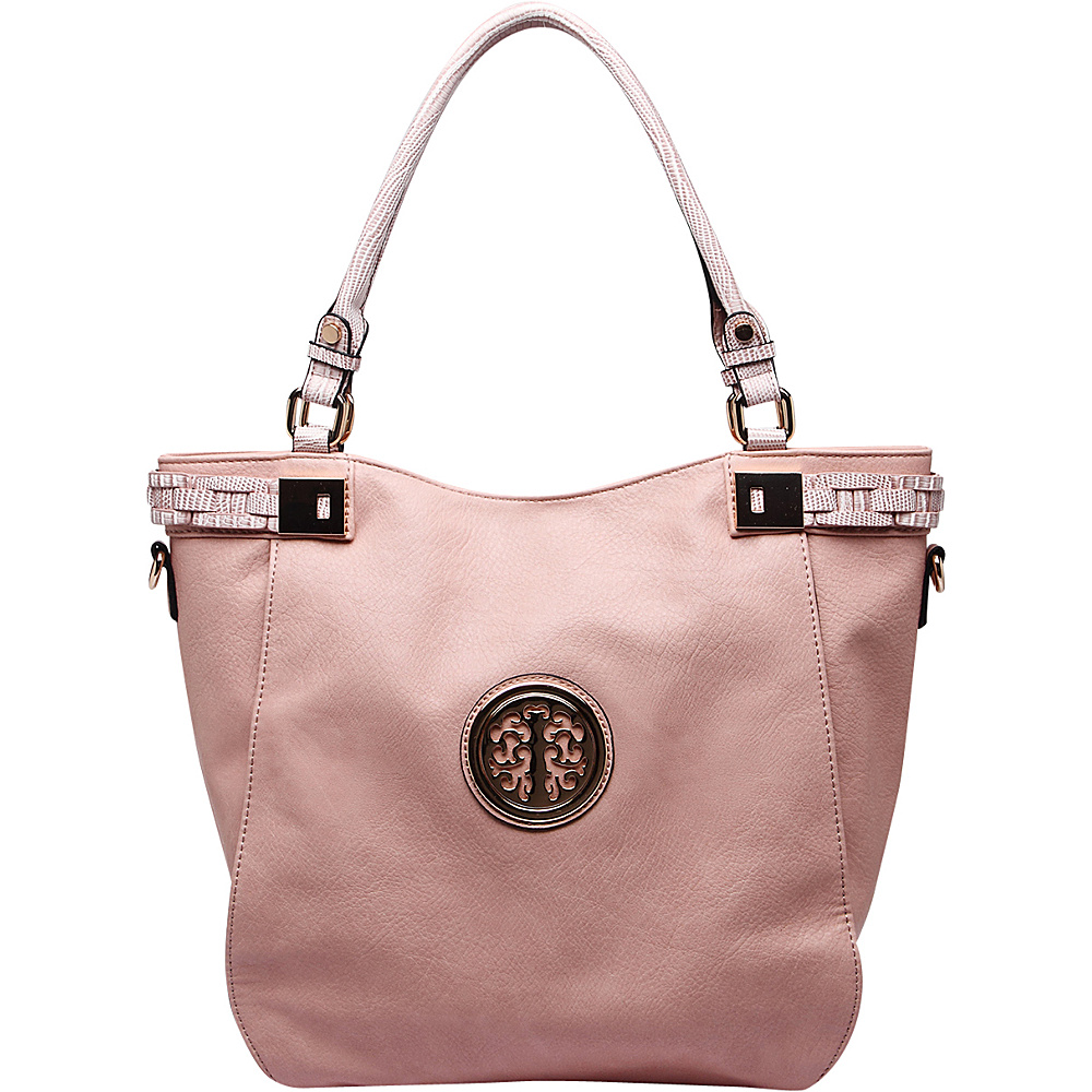MKF Collection Bradwell Designer Shoulder Bag Pink MKF Collection Manmade Handbags