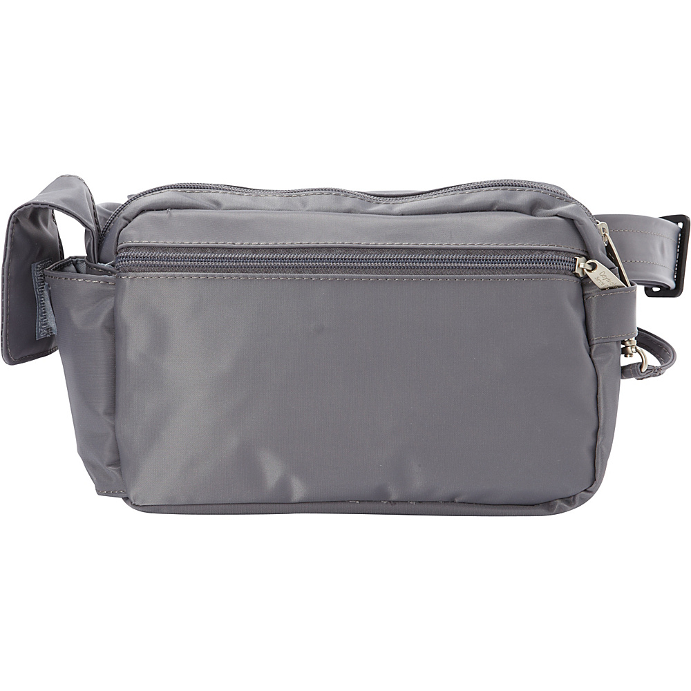 BeSafe by DayMakers RFID 3 Way Convertible Hiker Waistpack LX Pewter BeSafe by DayMakers Waist Packs