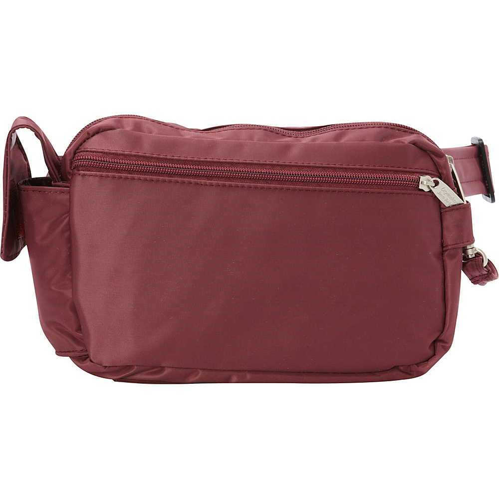 BeSafe by DayMakers RFID 3 Way Convertible Hiker Waistpack LX Wine BeSafe by DayMakers Waist Packs
