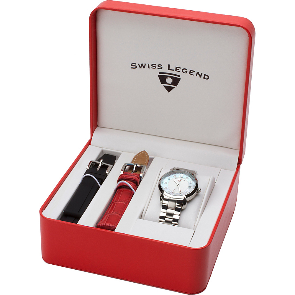 Swiss Legend Watches Layla Stainless Steel White Dial Silver Swiss Legend Watches Watches