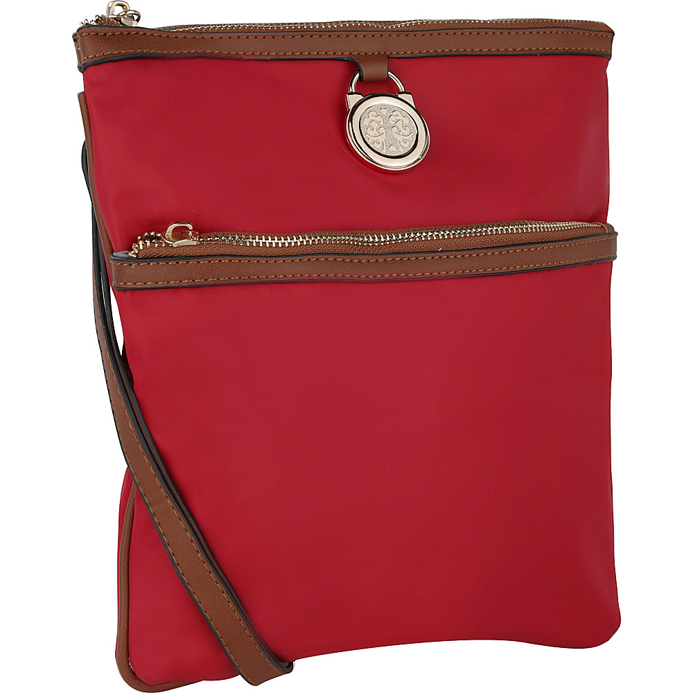 MKF Collection Kempton Crossbody Bag Red MKF Collection Fabric Handbags