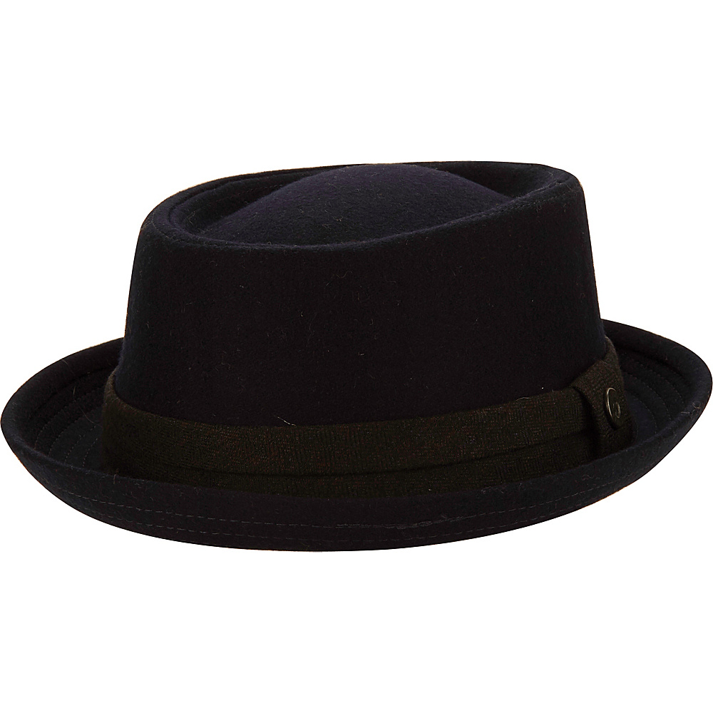 Ben Sherman Wool Porkpie Trilby Hat Staples Navy L XL Ben Sherman Hats Gloves Scarves