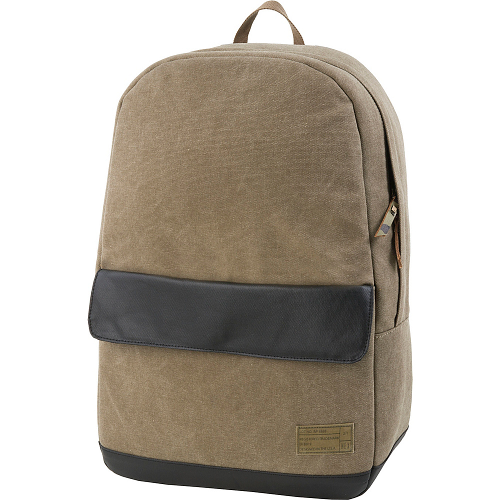 HEX Echo Canvas Backpack Infinity Khaki HEX Business Laptop Backpacks