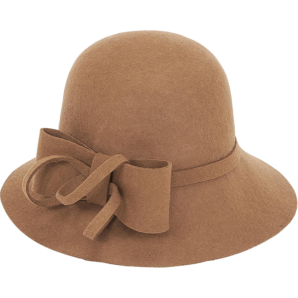 Adora Hats Wool Felt Cloche Hat Pecan Adora Hats Hats