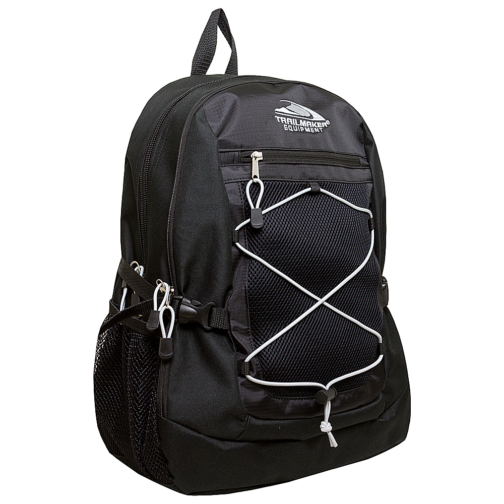 MKF Collection Premium Stud Back To School Backpack Black MKF Collection Everyday Backpacks