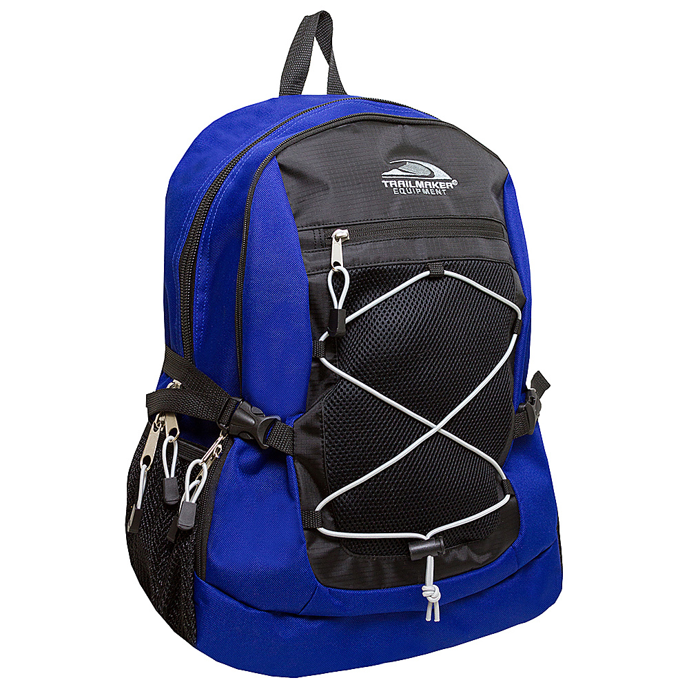 MKF Collection Premium Stud Back To School Backpack Blue MKF Collection Everyday Backpacks