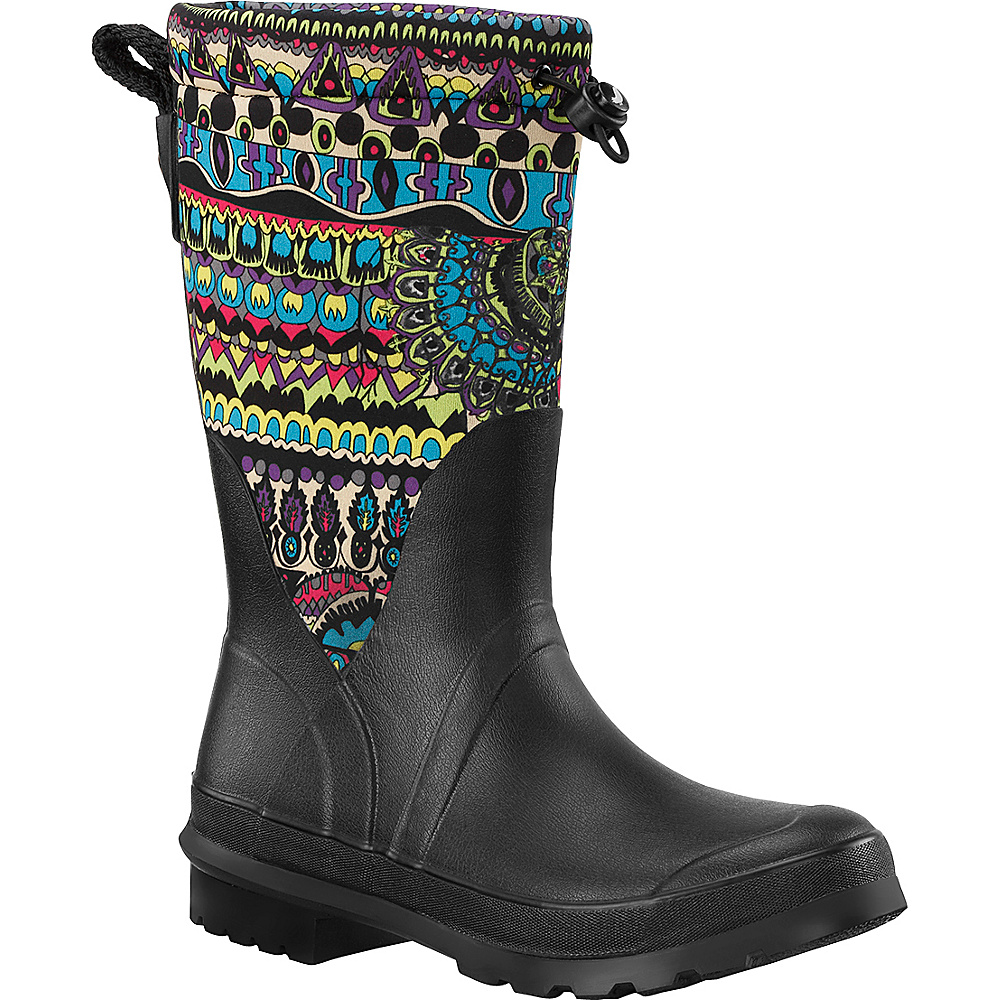 Sakroots Mezzo Tall Rain Boot 6 M Regular Medium Radiant One World Sakroots Women s Footwear