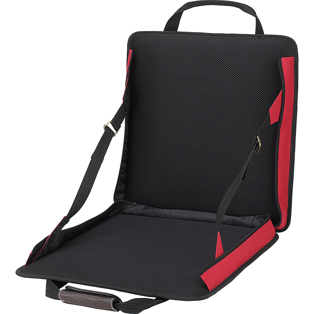 Picnic at Ascot Portable Adjustable Reclining Seat Red Picnic at Ascot Outdoor Accessories