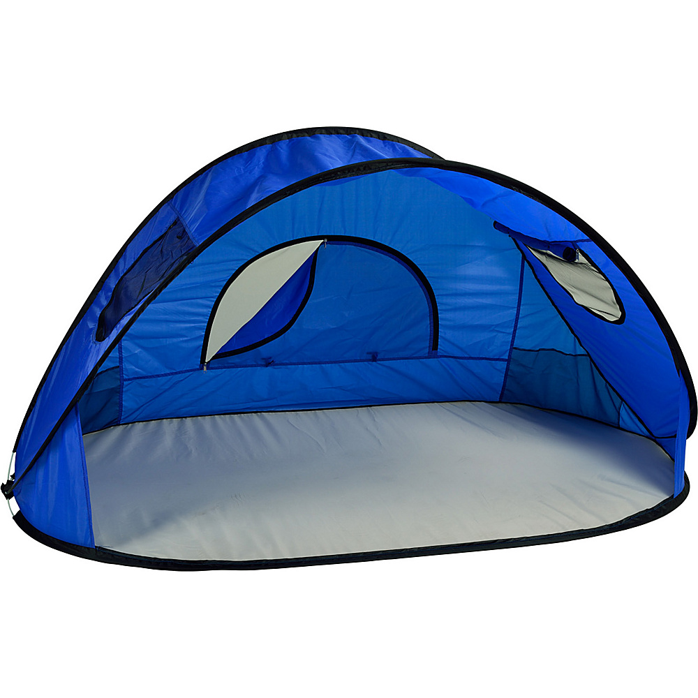 Picnic at Ascot Family Size Instant Easy Up Beach Tent Sun Shelter Royal Blue Picnic at Ascot Outdoor Accessories