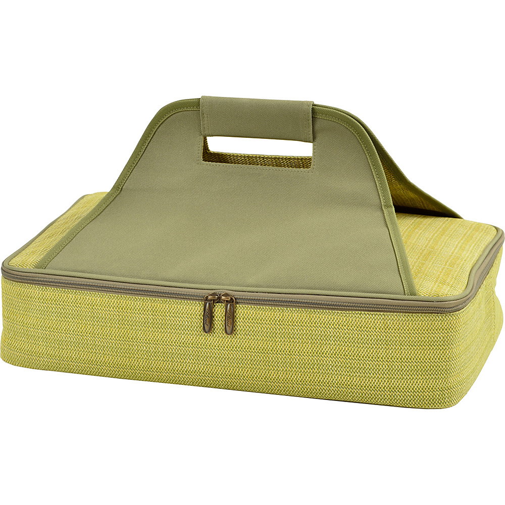 Picnic at Ascot Insulated Casserole Carrier to keep Food Hot or Cold Olive Tweed Picnic at Ascot Outdoor Accessories