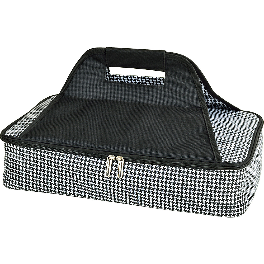 Picnic at Ascot Insulated Casserole Carrier to keep Food Hot or Cold Houndstooth Picnic at Ascot Outdoor Accessories