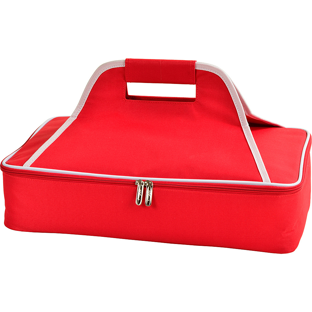 Picnic at Ascot Insulated Casserole Carrier to keep Food Hot or Cold Red Picnic at Ascot Outdoor Accessories