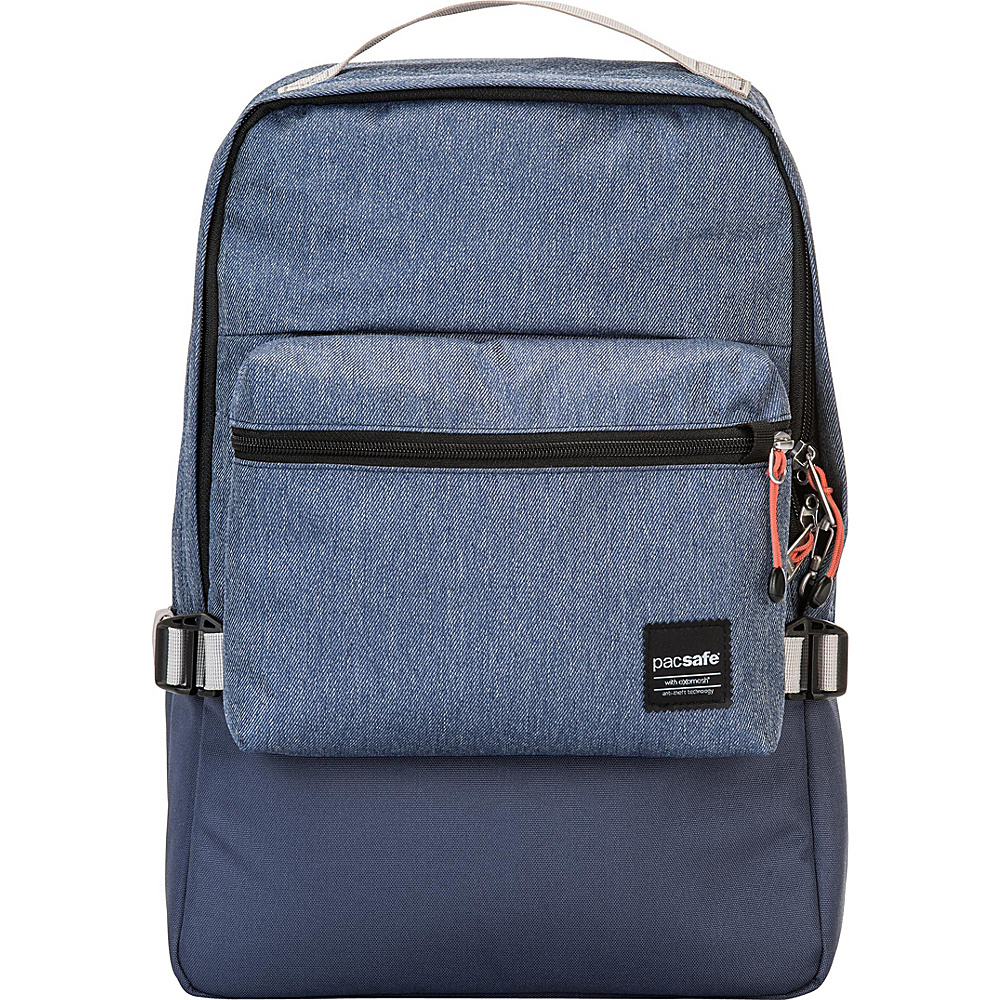 Pacsafe RFID Slingsafe LX350 Anti Theft Backpack with Detachable Front Pocket Denim Pacsafe Everyday Backpacks