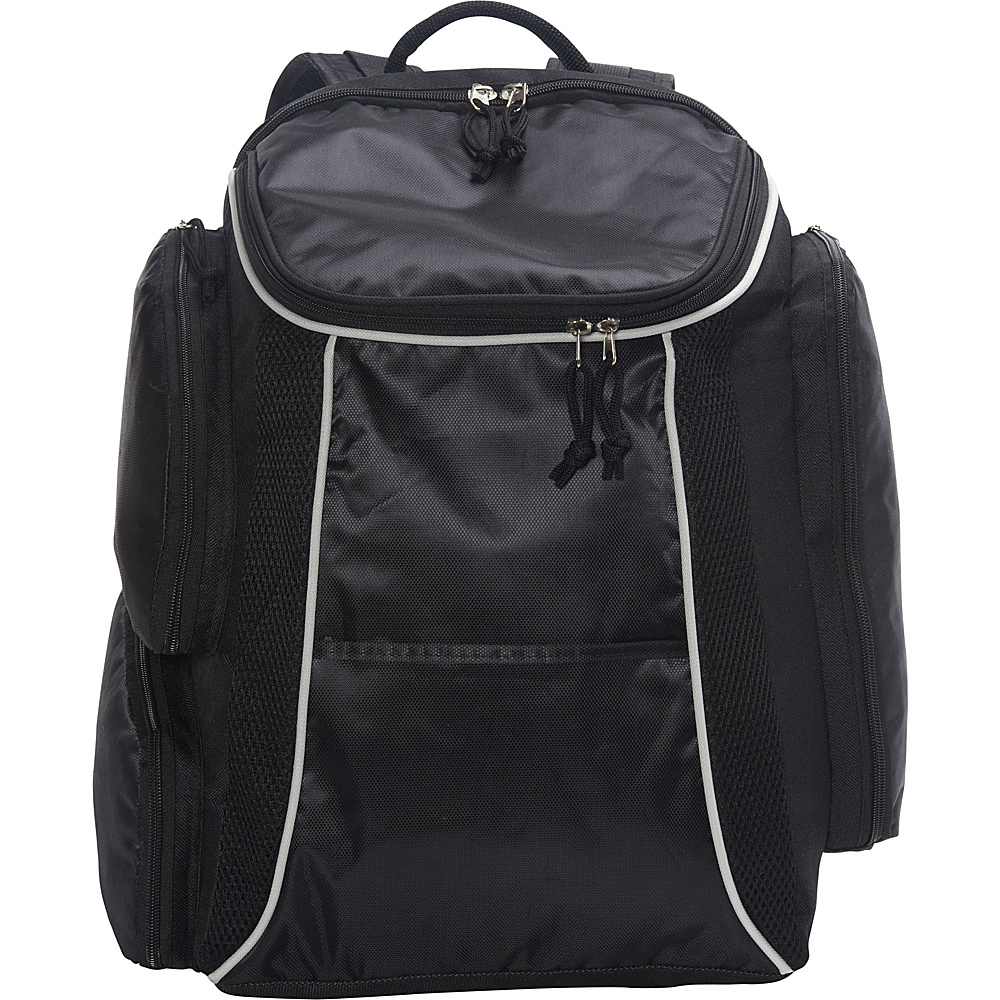 Bellino Deluxe Sports Backpack Black Bellino Everyday Backpacks