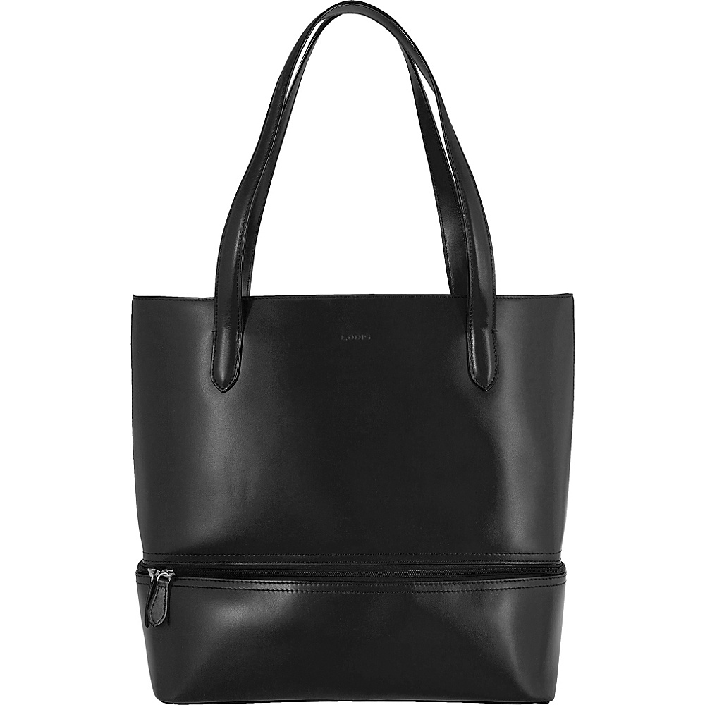 Lodis Audrey Amil Commuter Tote Black Lodis Leather Handbags