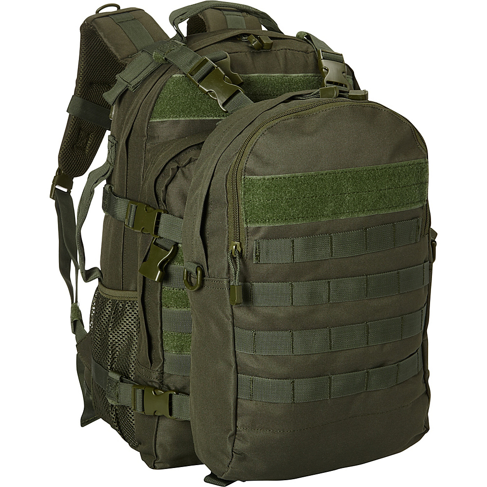 Fox Outdoor Dual Tactical Pack System Olive Drab Fox Outdoor Day Hiking Backpacks