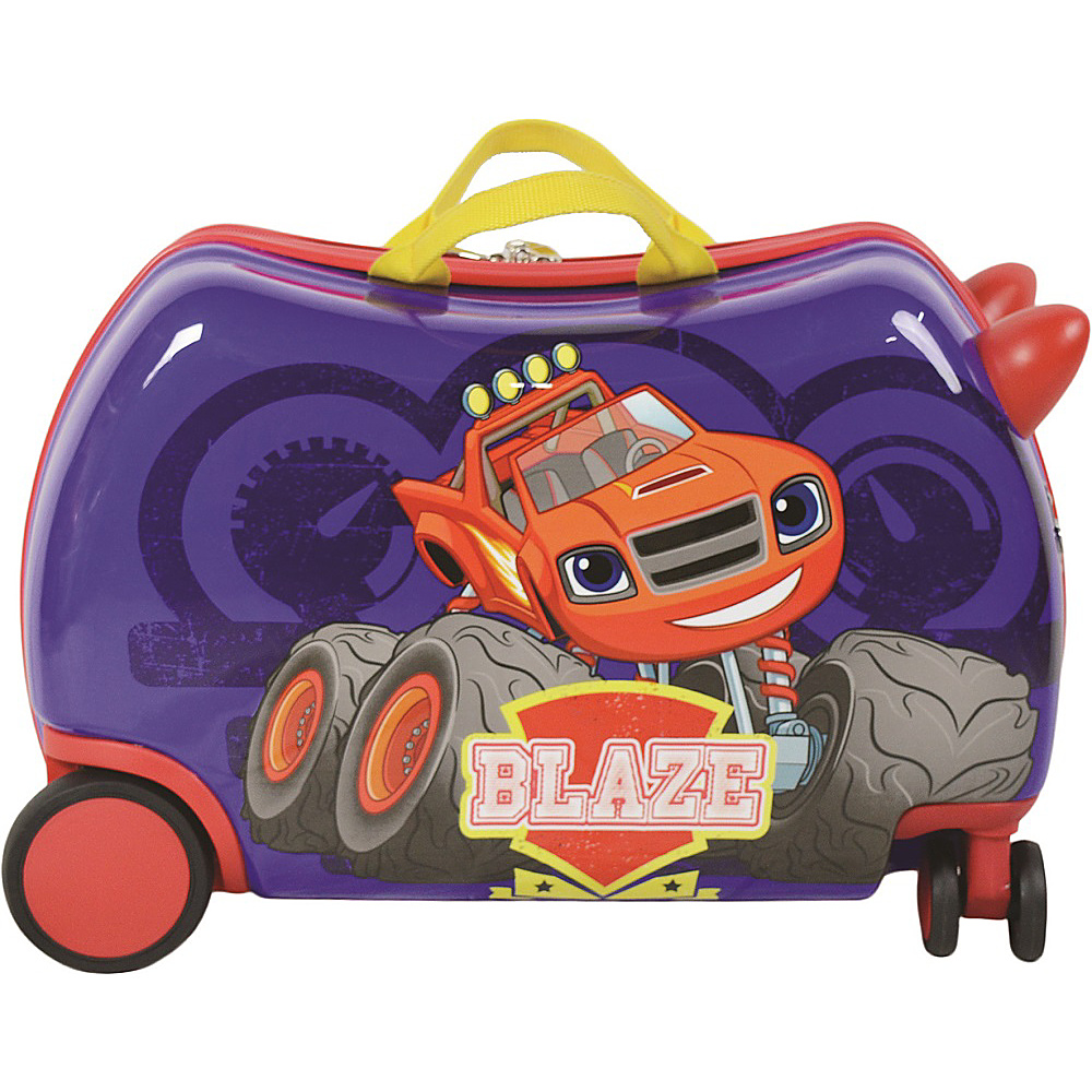 pb travel Cruizer Nickelodeon Blaze and Monster Machines Ride On Kids Luggage Blue pb travel Kids Luggage