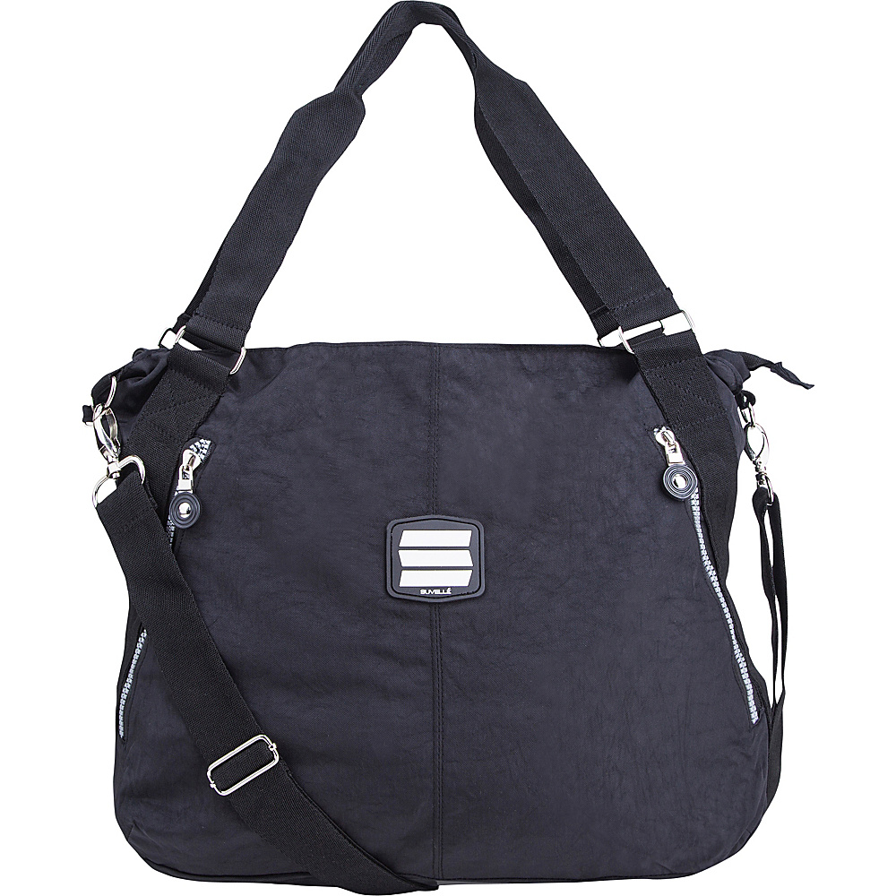 Suvelle Everyday Travel Tote Black Suvelle Fabric Handbags