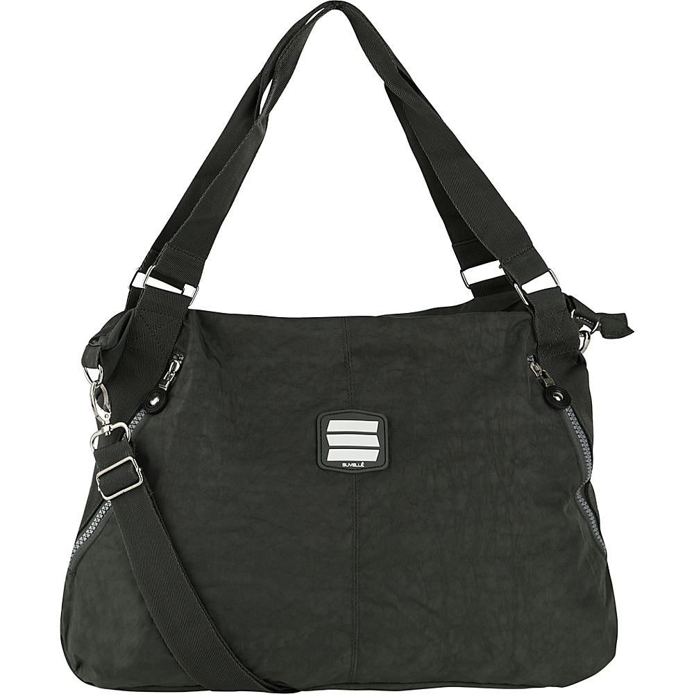 Suvelle Everyday Travel Tote Grey Suvelle Fabric Handbags