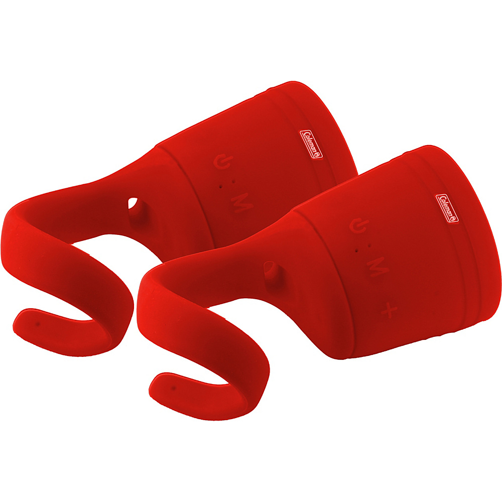 Coleman True Wireless Stereo Link Water Resistant Bluetooth Speaker Two Pack Red Coleman Headphones Speakers