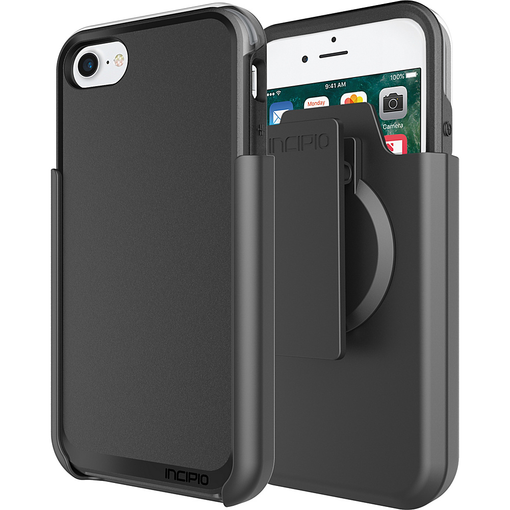 Incipio Performance Series Ultra with holster for iPhone 7 Black Gray BKG Incipio Electronic Cases