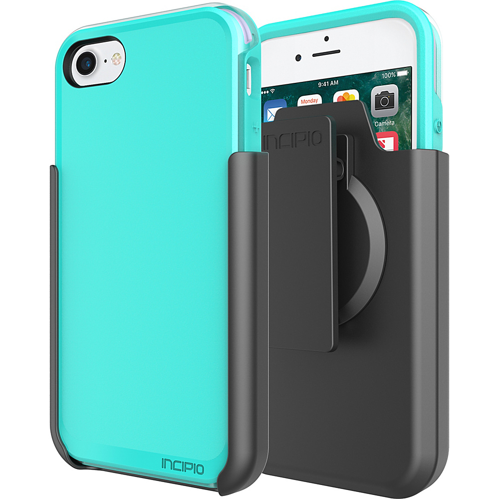 Incipio Performance Series Ultra with holster for iPhone 7 Turquoise Dusty Grape TDG Incipio Electronic Cases