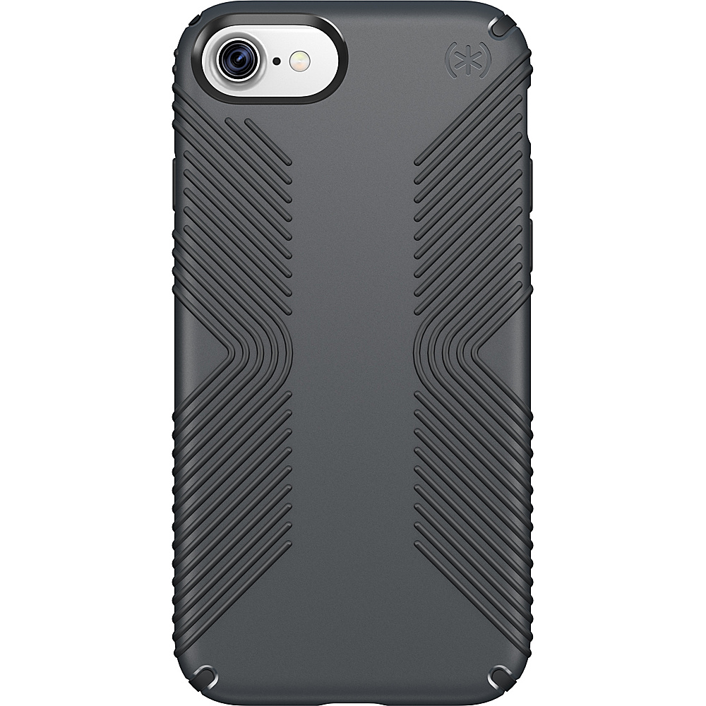 Speck iPhone 7 Presidio GRIP Graphite Grey Charcoal Grey Speck Electronic Cases