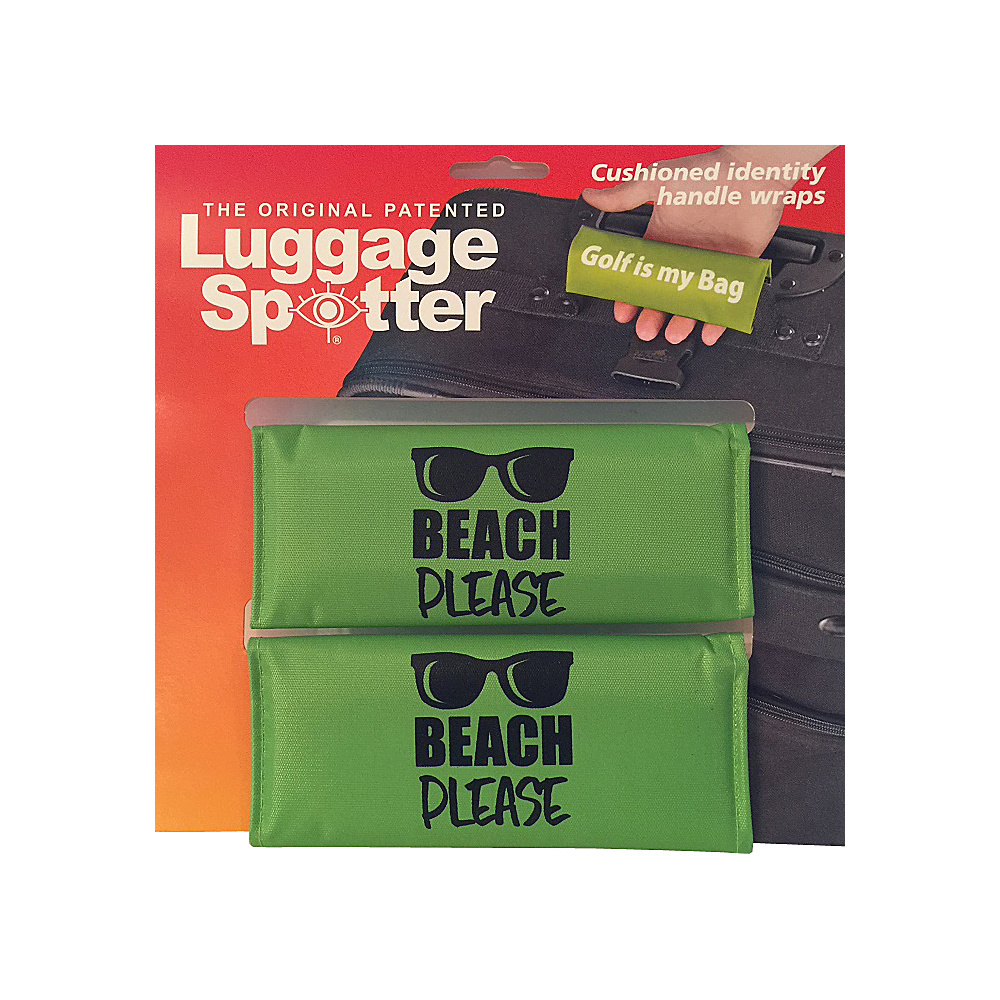 Luggage Spotters Beach Please Luggage Spotter Lime Luggage Spotters Luggage Accessories