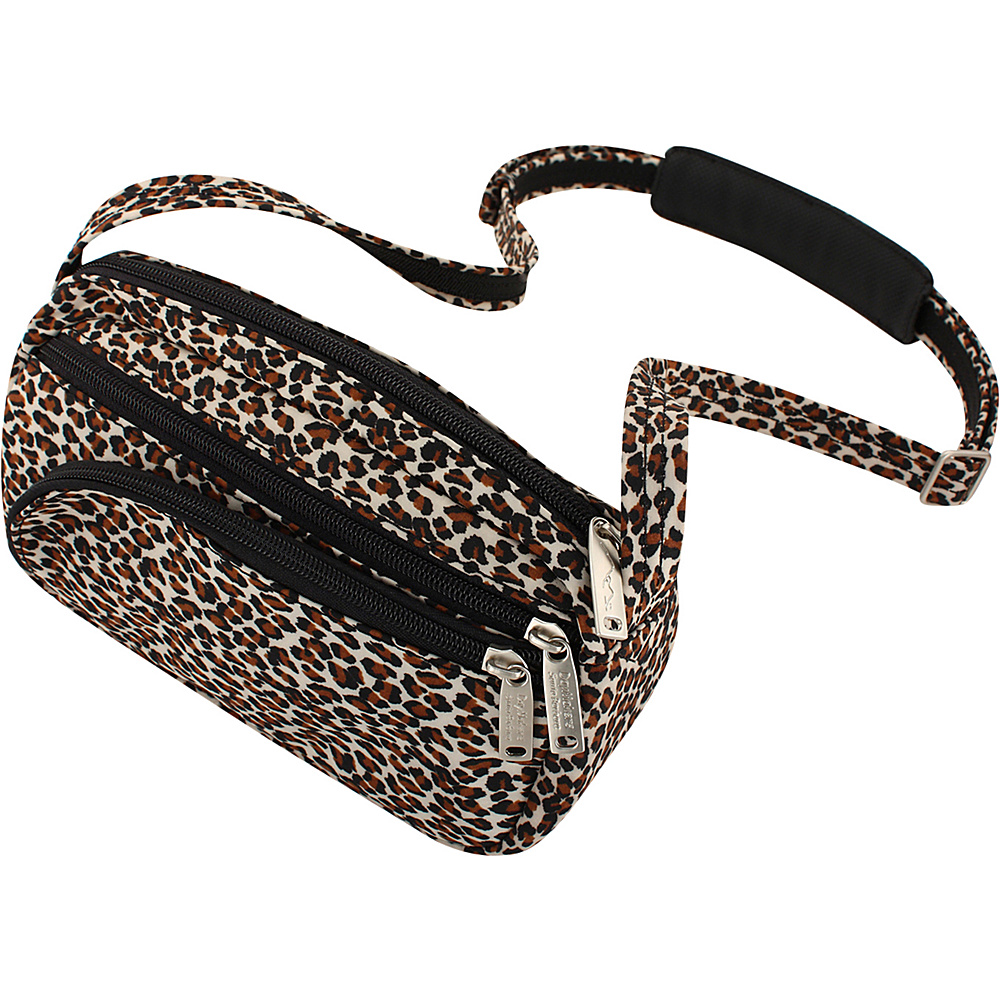 BeSafe by DayMakers Anti Theft Small Satchel with Organizer Leopard BeSafe by DayMakers Fabric Handbags