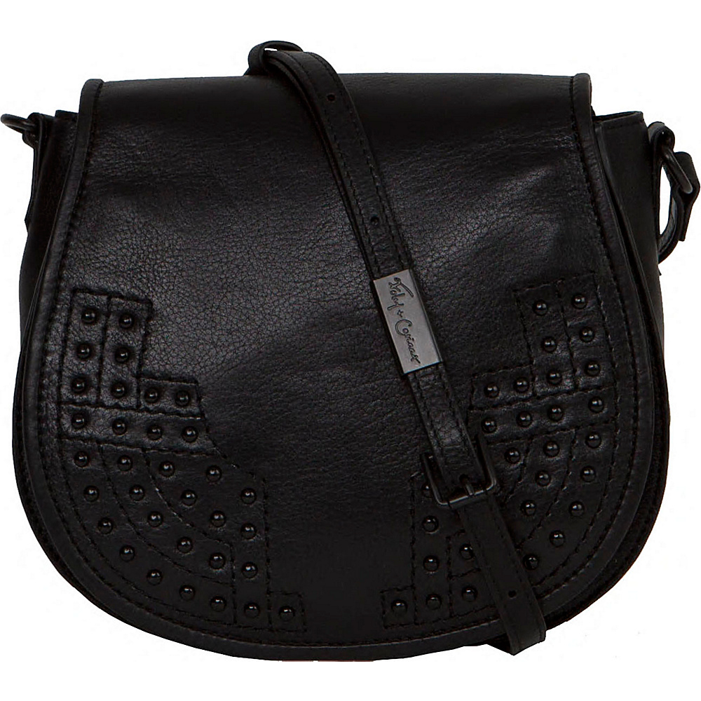 Foley Corinna Stevie Saddle Bag Black Foley Corinna Designer Handbags