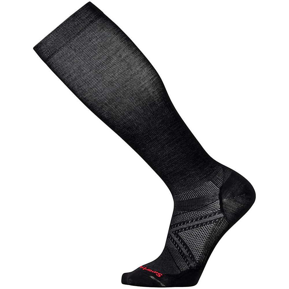Smartwool PhD Graduated Compression Ultra Light Black XL Smartwool Men s Legwear Socks