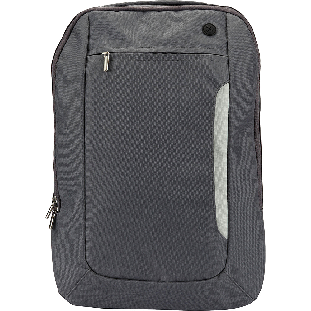 1Voice The Sentinel RFID Blocking Backpack Grey 1Voice Business Laptop Backpacks