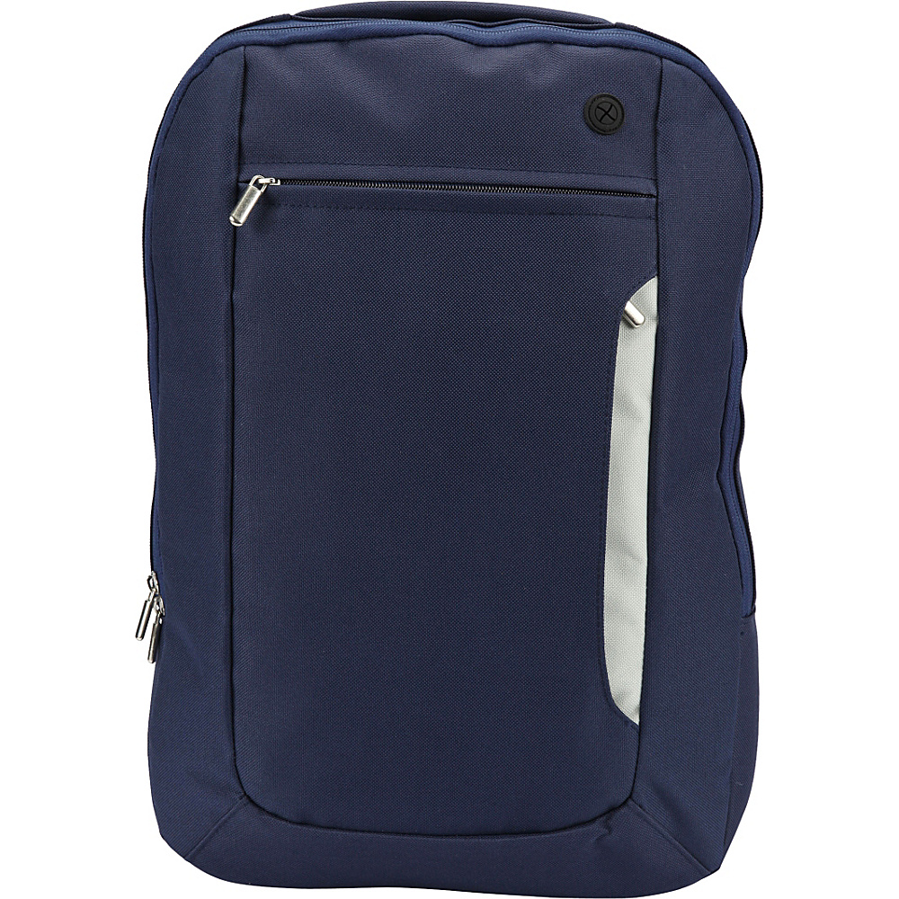 1Voice The Sentinel RFID Blocking Backpack Blue 1Voice Business Laptop Backpacks