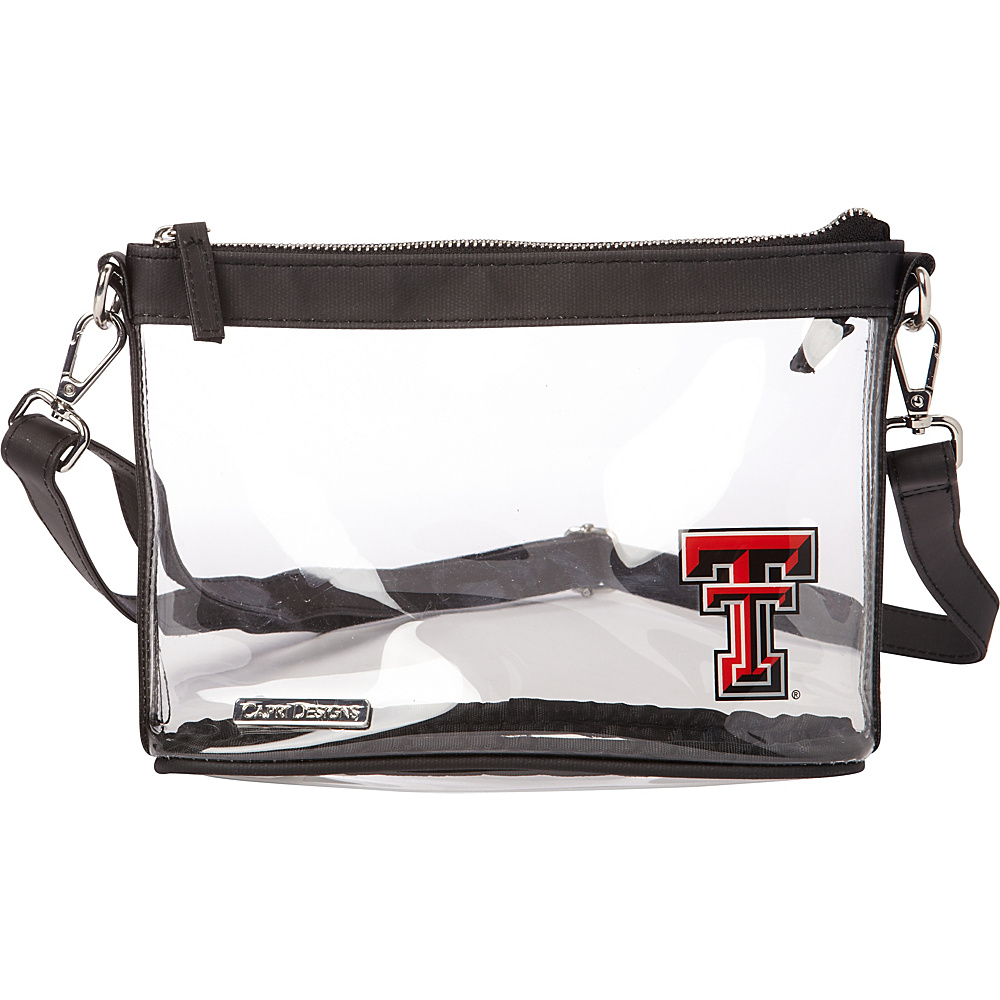 Capri Designs Small NCAA Crossbody Licensed Texas Tech Capri Designs Manmade Handbags