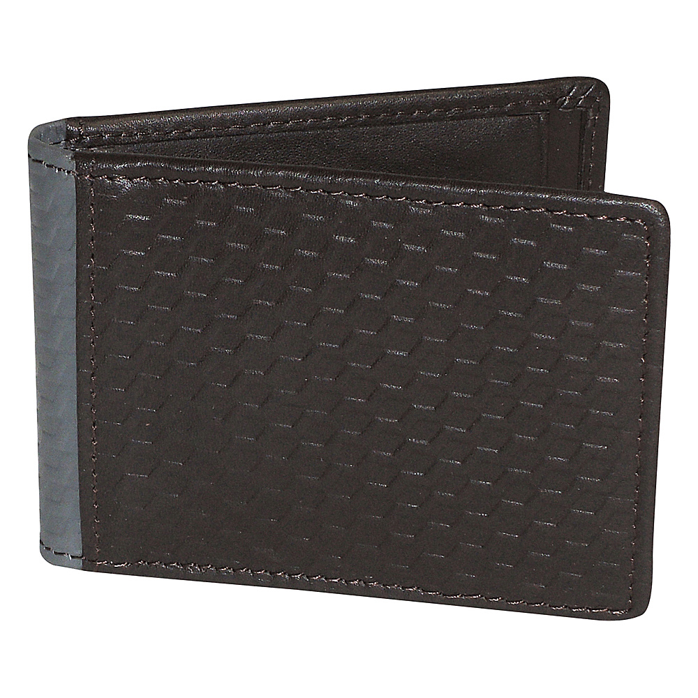 Buxton Bellamy RFID Front Pocket Flip Wallet Brown Buxton Men s Wallets