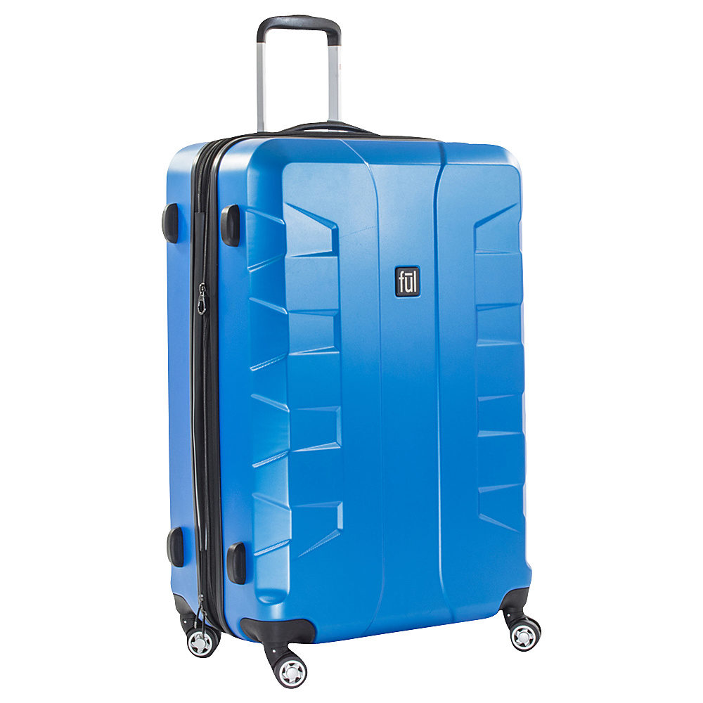 ful Laguna 21in Spinner Rolling Carry On Light Blue ful Hardside Carry On