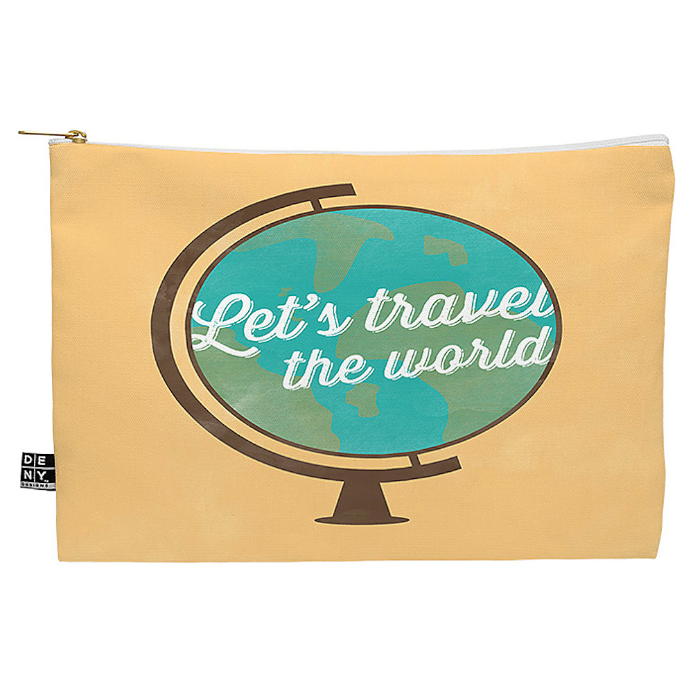 DENY Designs Flat Pouch Allyson Johnson Lets Travel DENY Designs Luggage Accessories