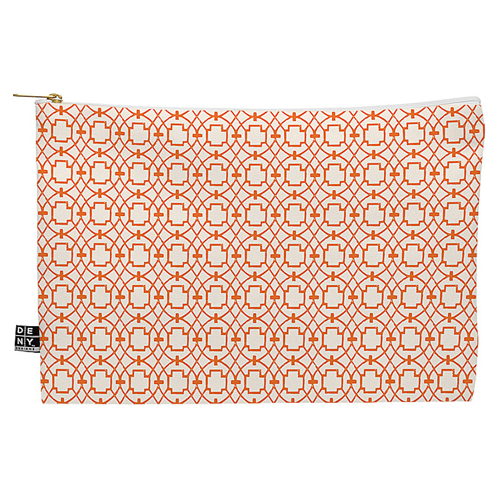 DENY Designs Flat Pouch Caroline Okun Burnt Orange Umbria DENY Designs Luggage Accessories
