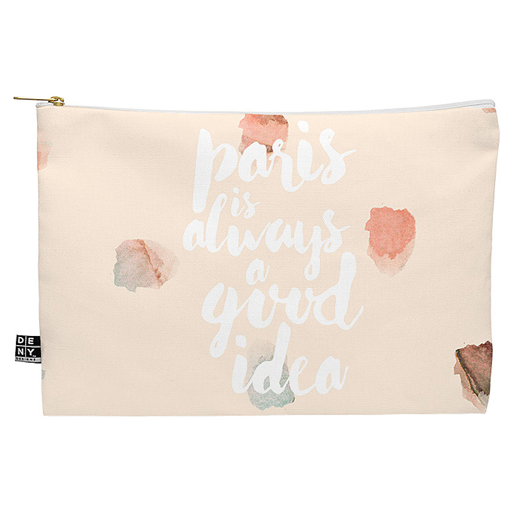 DENY Designs Flat Pouch Hello Sayang Paris Is Always A Good Idea DENY Designs Luggage Accessories