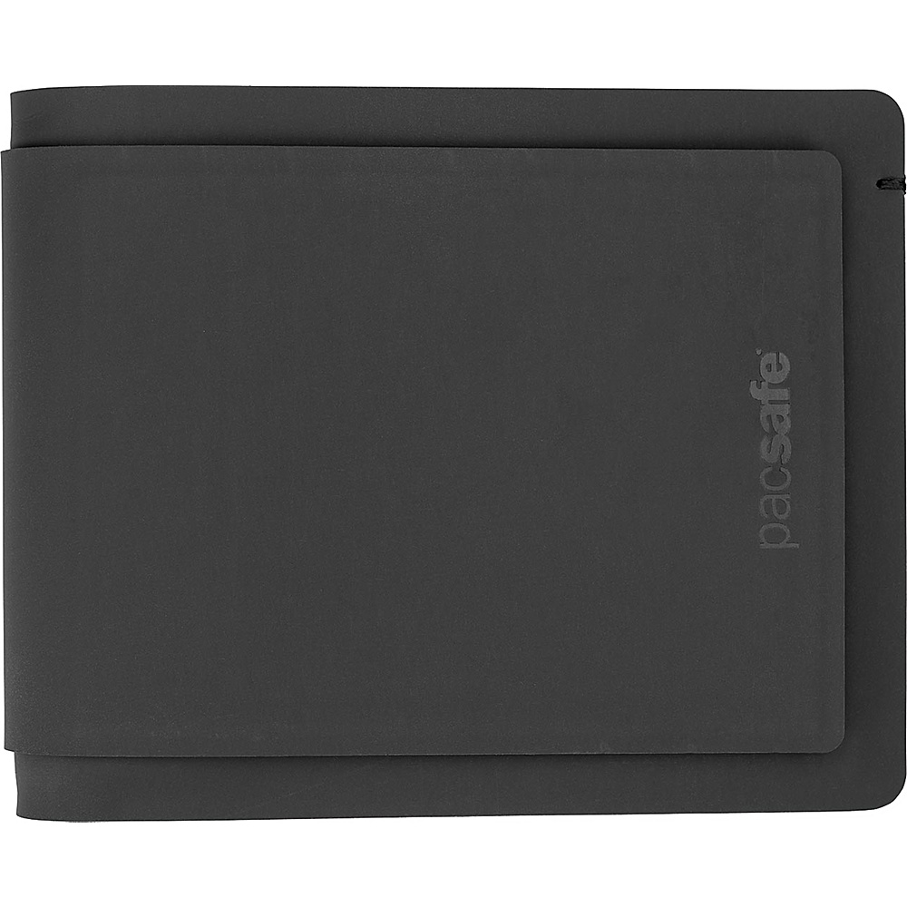Pacsafe RFIDsafe TEC Slim Bifold Plus Wallet with Transit Pass Sleeve Black Pacsafe Men s Wallets
