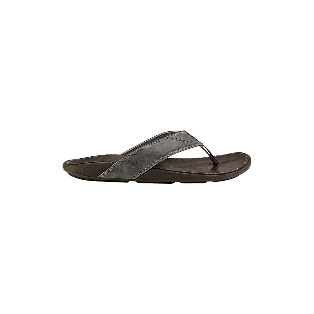 OluKai Mens Nui Sandal 9 Charcoal Dark Java OluKai Men s Footwear