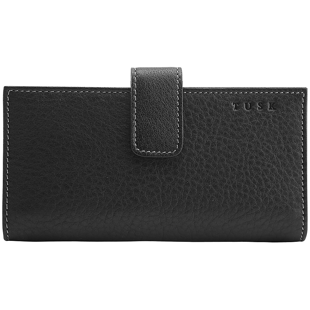 TUSK LTD Slim Clutch Wallet Black TUSK LTD Women s Wallets