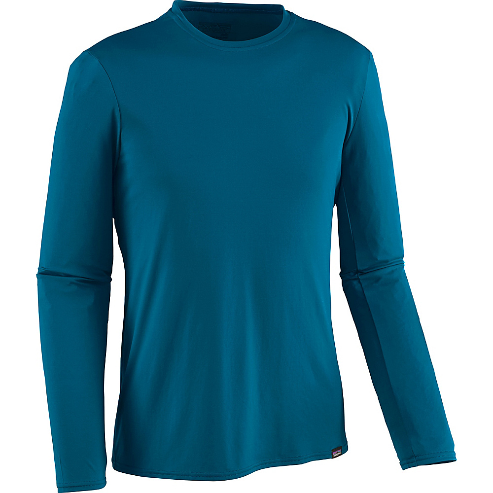 Patagonia Mens Long Sleeved Capilene Daily T Shirt XL Big Sur Blue Patagonia Men s Apparel